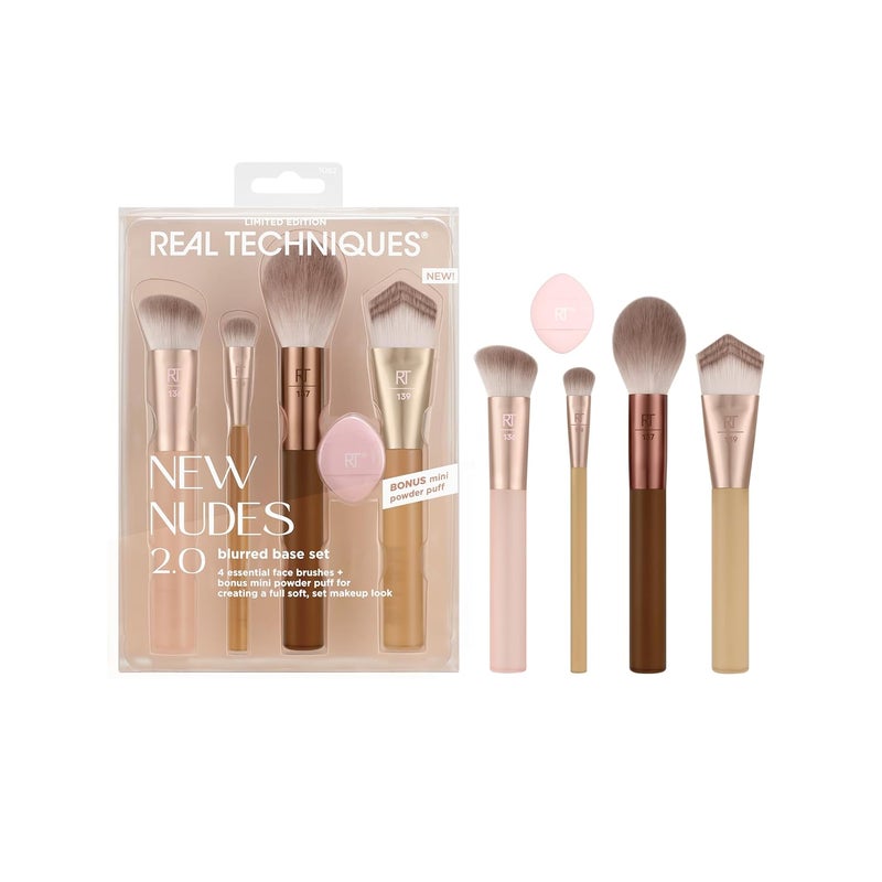 REAL TECHNIQUES New Nudes 2.0 Blurred Base Kit, 5 Piece Set - Image 1