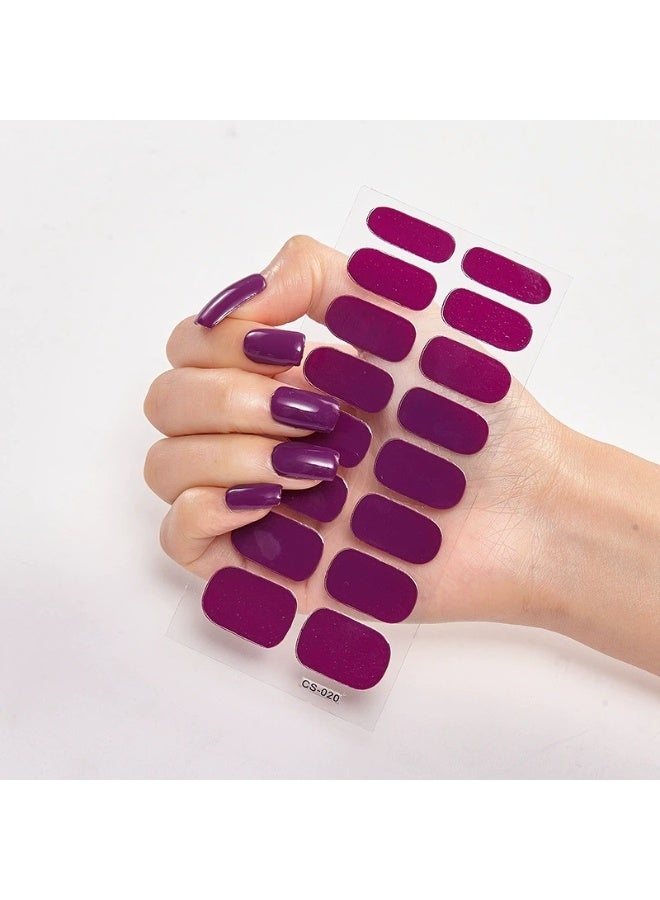 ملصقات/شرائط جل جديدة للأظافر لا تحتاج إلى ضوء الأشعة فوق البنفسجية - سهلة التركيب، مظهر صالونات التجميل في المنزل، قابلة لإعادة الاستخدام ومقاومة للماء، إكسسوارات تزيين الأظافر بتقنية الأشعة فوق البنفسجية/LED