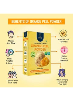 7 Days Orange Powder Face Pack For Skin Whitening Glowing Oil Acne Control 100G  - Image 4