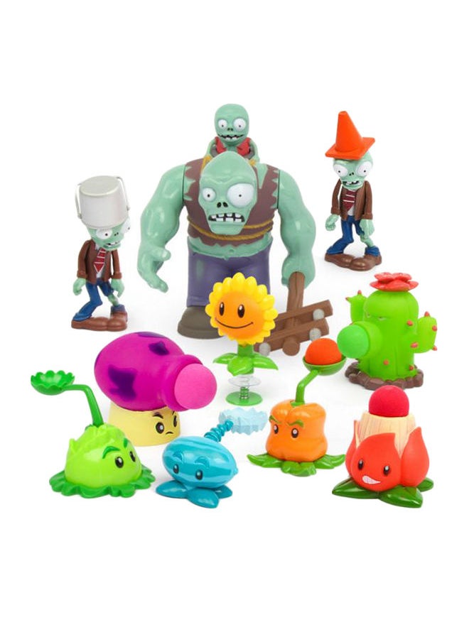 Y&D مجموعة ألعاب كرتونية Plants Vs Zombies مكونة من 10 قطع 