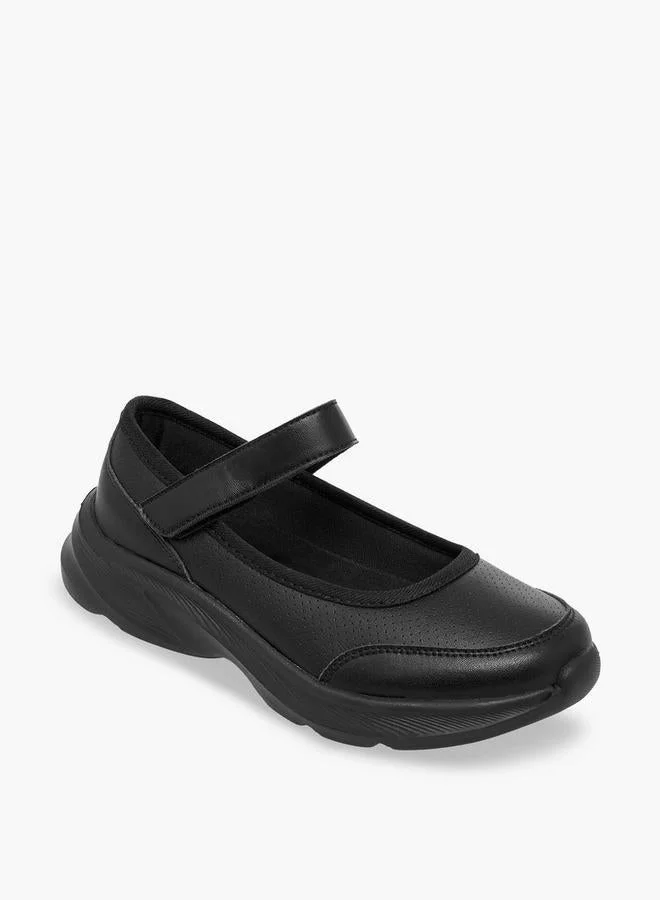 Flora Bella By Shoexpress Girls Hook & Loop School Shoes