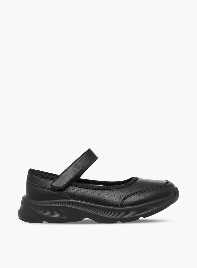 Flora Bella By Shoexpress Girls Hook & Loop School Shoes