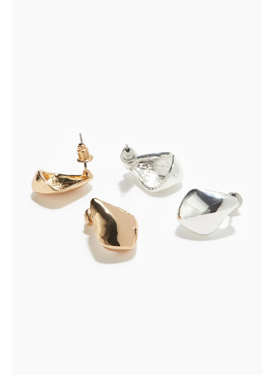 اتش اند ام 2 Pairs Dome Earrings