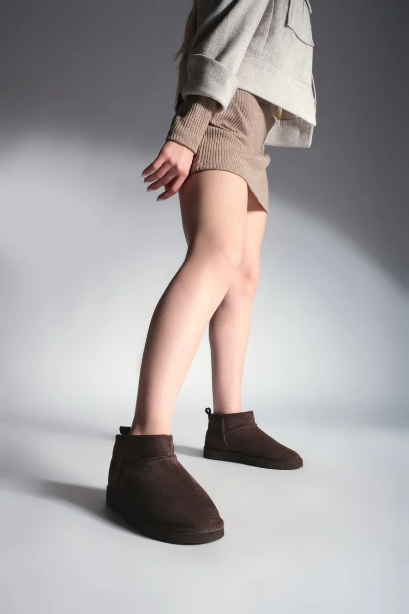 MARJIN Margin Women's Fur Lined Boots Pasep