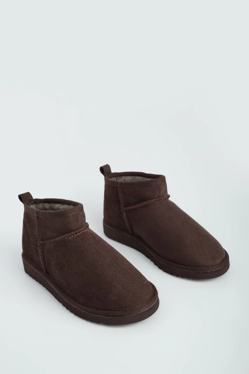 MARJIN Margin Women's Fur Lined Boots Pasep
