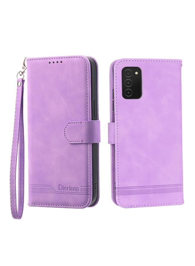 اس-توب جراب لهاتف Samsung Galaxy A71 4G Dierfeng Dream Line TPU + جراب جلد PU - Image 1