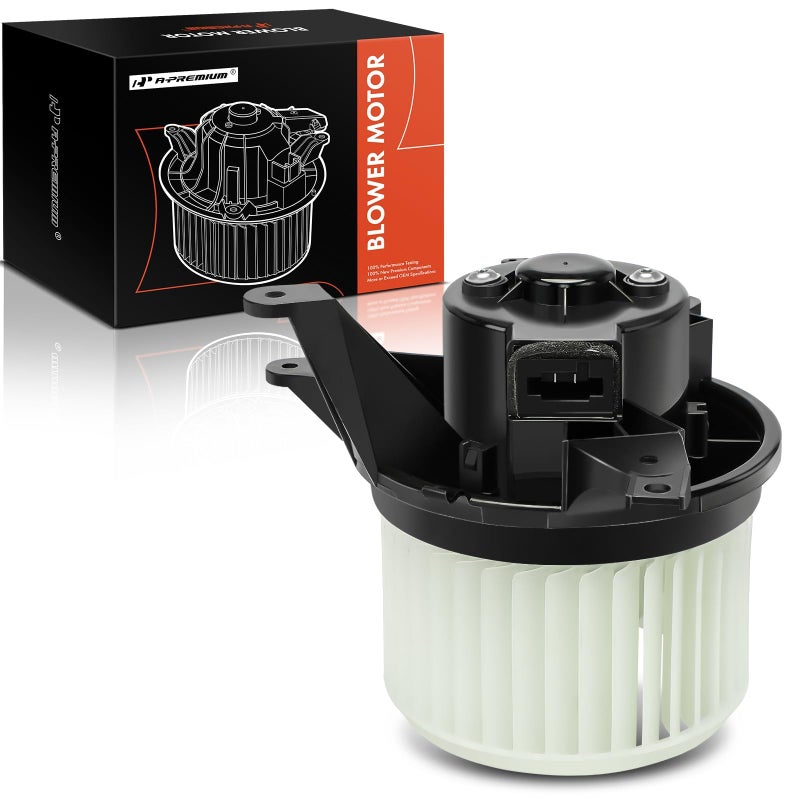 A-Premium HVAC Heater Blower Motor Assembly Compatible with Jeep, Fiat & Dodge Vehicles - Compass 2017-2022, Renegade 2015-2023, 500X 2016-2022, Hornet 2023 - Replace# 68212083AA, 68240535AA - Image 1