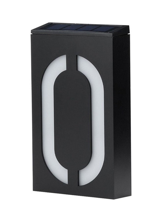 نيبمينينت مصباح على شكل رقم منزل يعمل بالطاقة الشمسية Black/White - Image 1