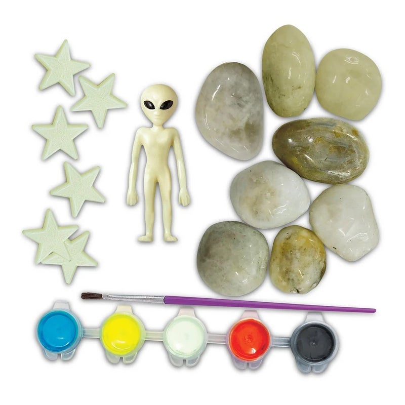 4M - KidzMaker Glow In The Dark Space Rock Painting - 04786 - Image 3