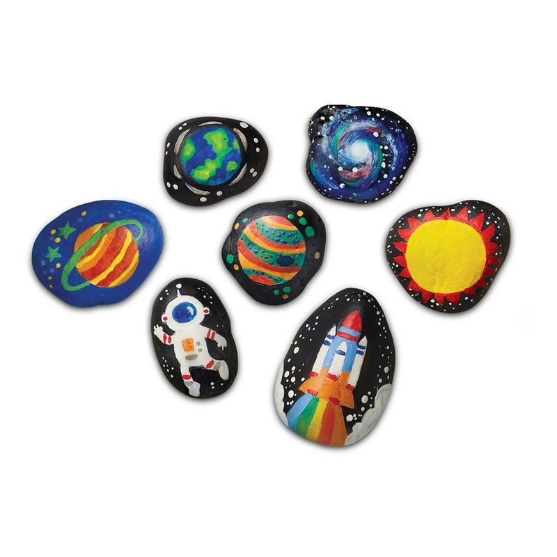 4M - KidzMaker Glow In The Dark Space Rock Painting - 04786 - Image 2