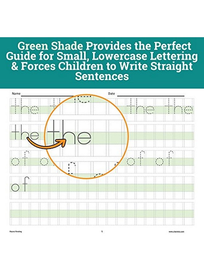 Channie's Channie’s Practice Handwriting & Printing Paper Workbook One Page A Day, 250 Pages Front & Back, 125 Sheets, Grades PreK - 1st, Size 8.5” x 11” Summer School, Summer Bridge - Image 5