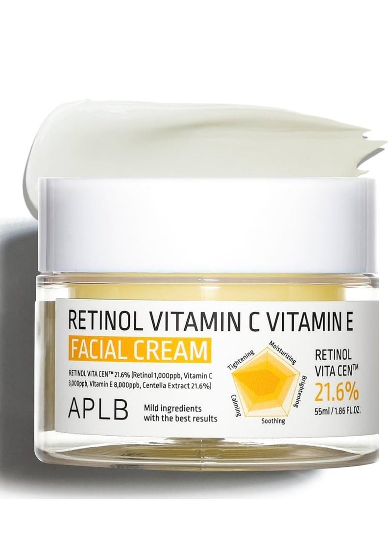 APLB - Retinol Vitamin C Vitamin E Facial Cream,55ml - Image 1