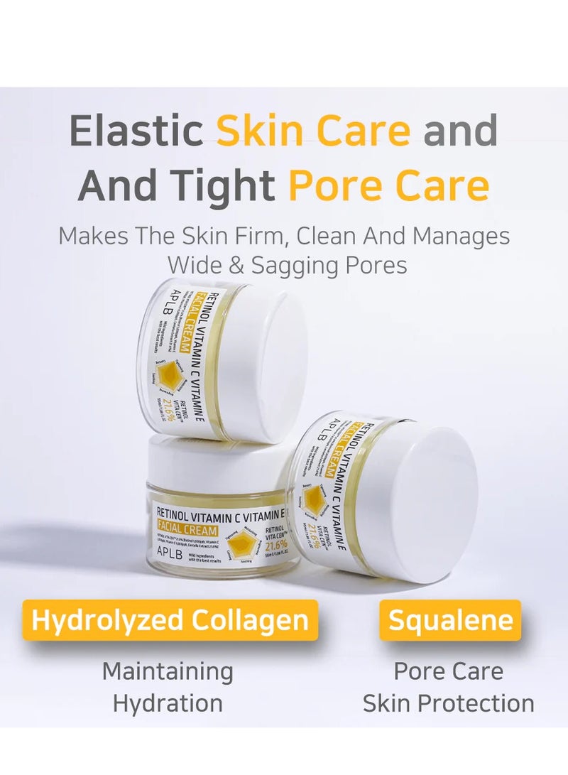 APLB - Retinol Vitamin C Vitamin E Facial Cream,55ml - Image 2