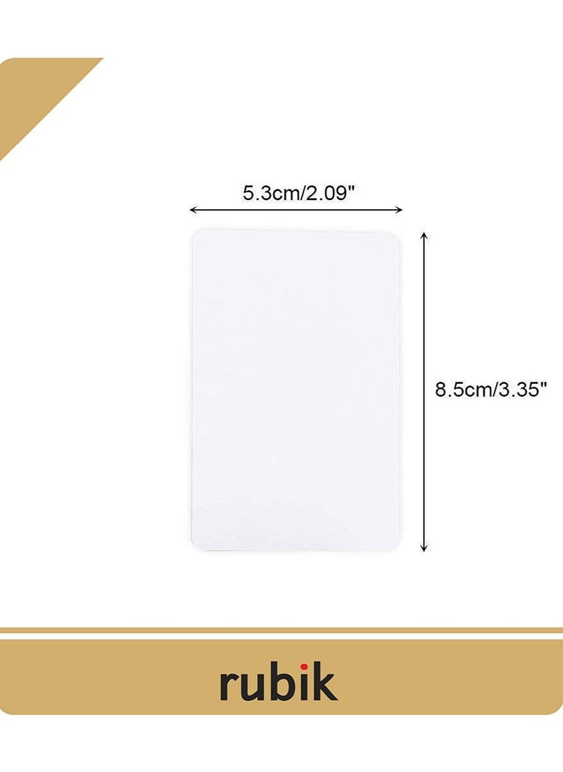 Rubik - RFID 125KHz Cards Readable Writable Proximity RFID Plastic Key Blank Cards 125KHz T5567/T5577/T5557 (Pack of 25 Cards) - Image 1