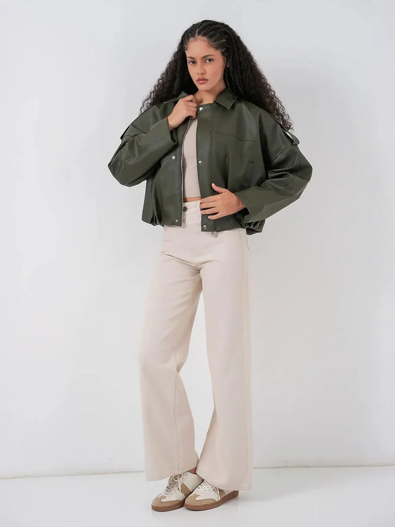 بيغ دارت جاكيت بسحاب كبير الحجم من