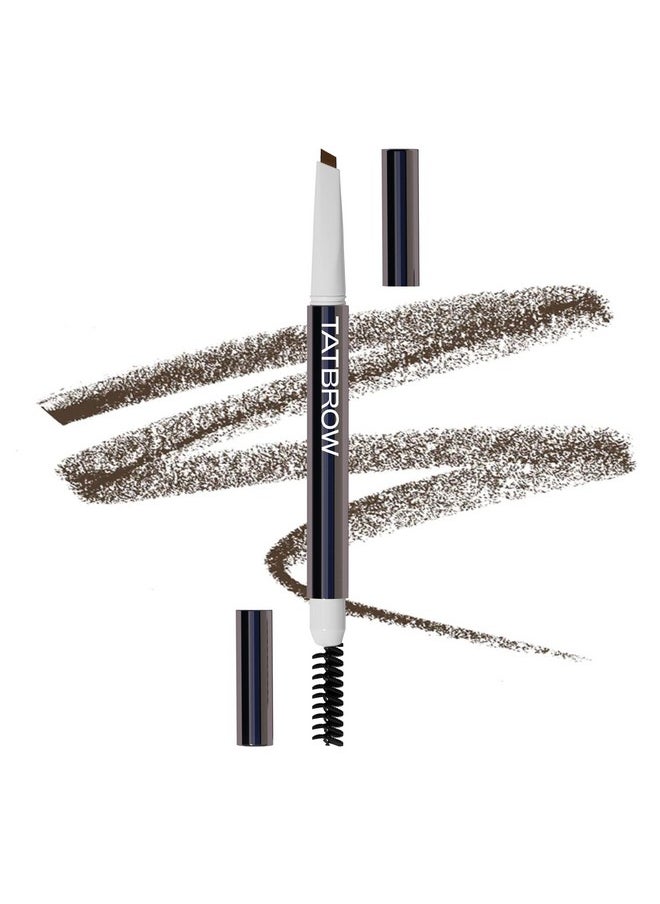 Tatbrow - TatBrow PREMIER Edge Define Eyebrow Pencil- Eyebrow Makeup for Defining Brows, Long Lasting, Waterproof Eyebrow Pencil for Natural Looking Brows, Brown - Image 1