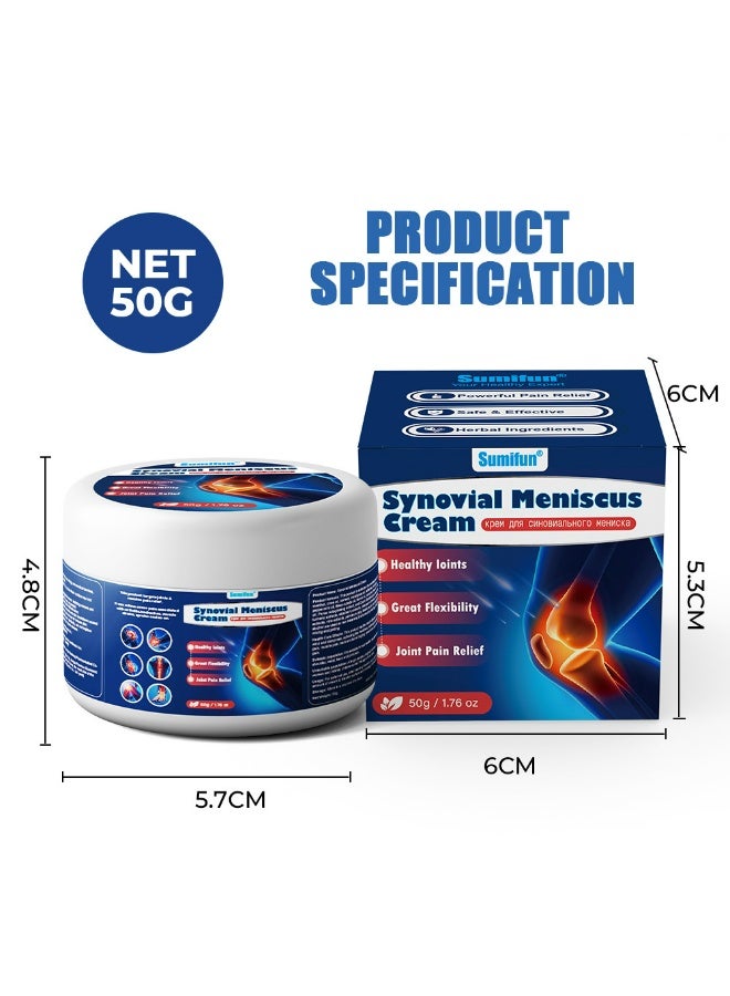 Sumifun 50g-sumifun Knee Joint Pain Relief Ointment Meniscus Damage Leg Knee Arthritis Cream Fast Absorbing Hand And Foot Tenosynovitis Cold Gel Quick Relief Joint And Bone Therapy Cream For Muscle And Joint Pain - Image 4