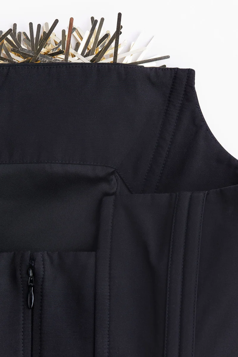 H&M Spangled  hourglass bandeau dress