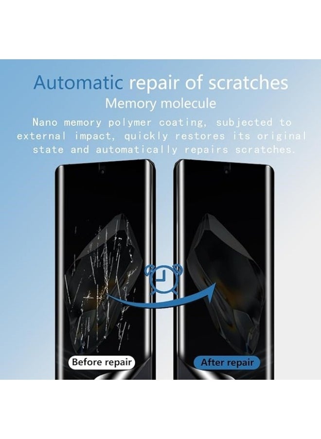 [2 Pack] Privacy Screen Protector Compatible with OnePlus 12 5G, Anti-Scratch, Easy to Install, Anti-Spy TPU Flexible Screen Protector for OnePlus 12