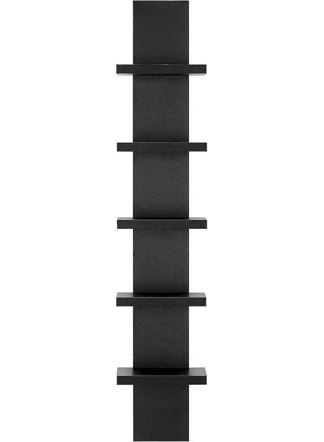 Danya B Danya B 5-Tier Laminate Wall Shelf Tower - Floating Storage for Bedroom and Living Room  - Image 1