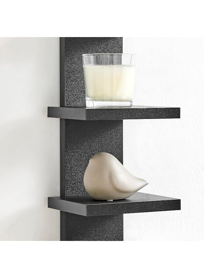 Danya B Danya B 5-Tier Laminate Wall Shelf Tower - Floating Storage for Bedroom and Living Room  - Image 5