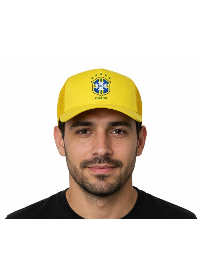 Toyland Brazil Cap with short Brim, Mesh Back, Adjustable Snapback - Image 3