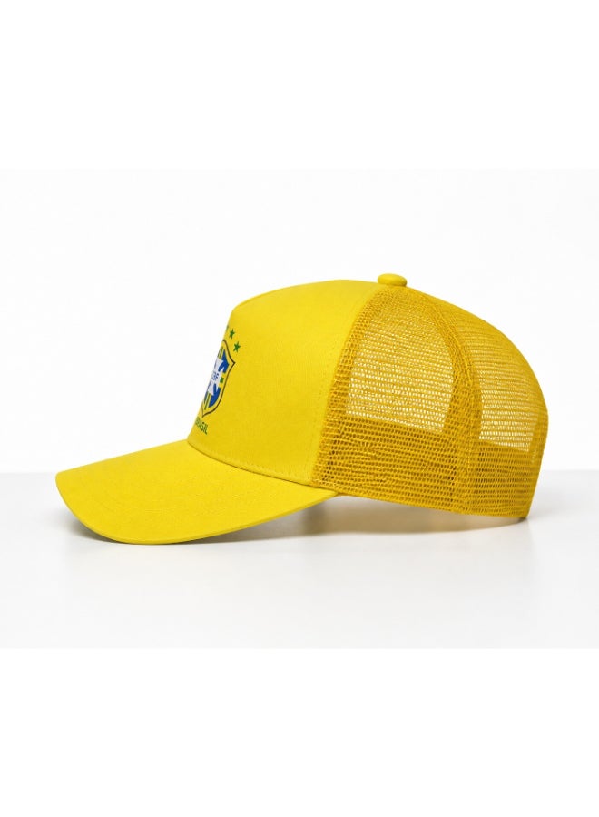 Toyland Brazil Cap with short Brim, Mesh Back, Adjustable Snapback - Image 2