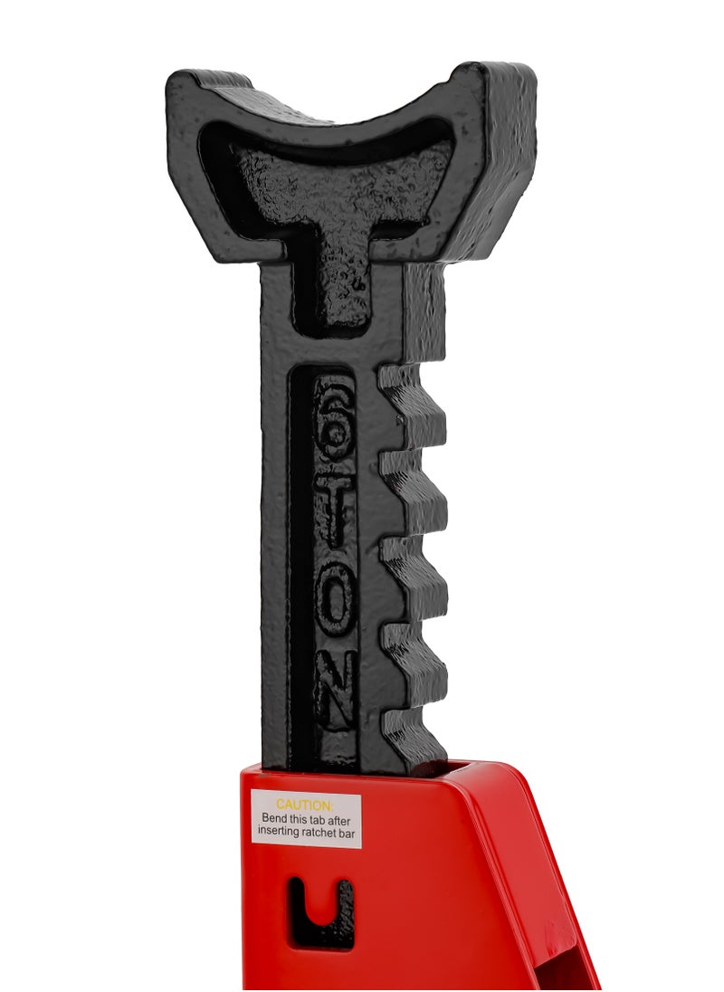 GEEPAS Geepas Jack Stand - 6T, Load Capacity 6 Ton, Minimum Height 385mm, Maximum Height 610mm, Lifting Height 225mm  - Image 3