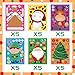 Joy Bang Christmas Stickers for Kids 30 Sheets Make Santa Snowman Face Stickers Christmas Crafts for Kids Xmas Activities Games Xmas Party Favors Supplies Stocking Stuffers - Image 4