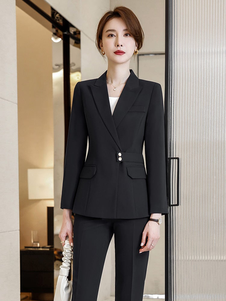 Fashionable Professional Women'S Dress Elegant Goddess Style Suit Suit Beauty Salon Front Desk Work Uniform High-End - Image 3