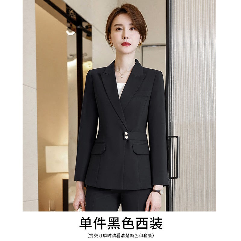 Fashionable Professional Women'S Dress Elegant Goddess Style Suit Suit Beauty Salon Front Desk Work Uniform High-End - Image 1