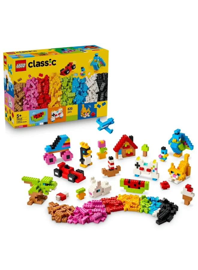 Lego Classic Creative Colourful Bricks Building Toy 11045 (Age 5+, 820 Pieces)