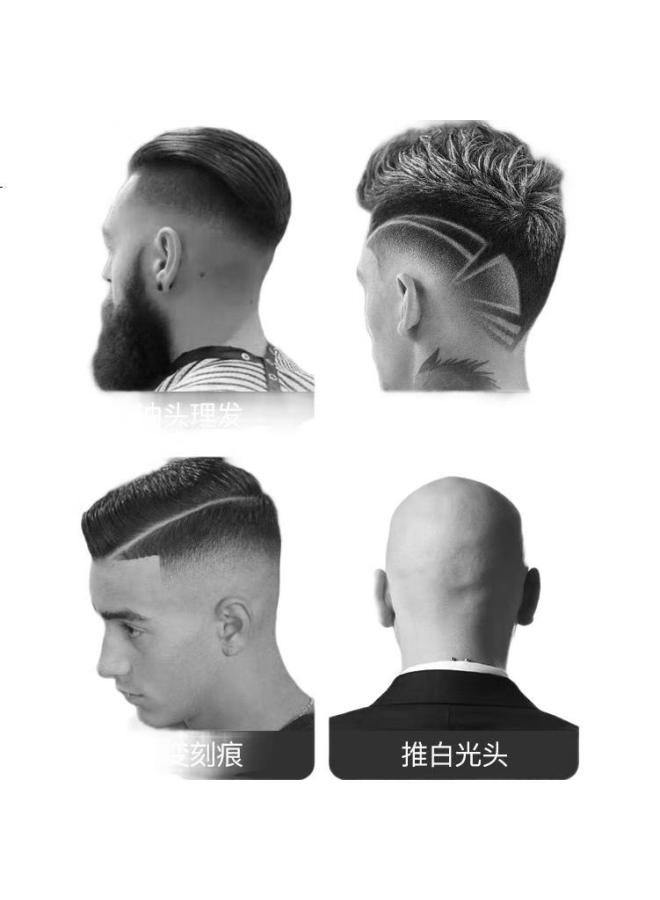 AUX Hair Clipper, Shaved Head Trimmer, Adult And Child Electric Shaver, Bald Head Tool, Electric Hair Trimmer, Marking And Trimming Electric Clipper, Haircutting Tool X3-1 - Image 1