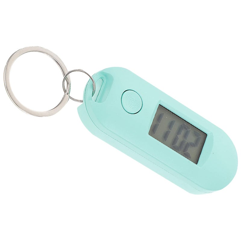 Light Green Digital Clock Keychain Silent Operation 6 5X2 5X1 9CM For Students - Image 2