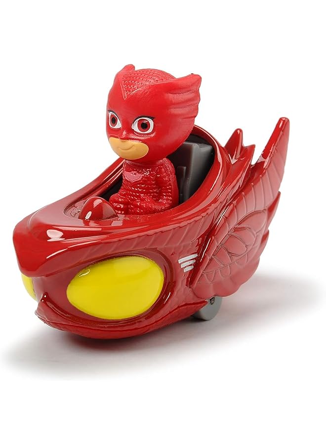 سموبي حزمة واحدة من طائرات البومة الشراعية المعدنية ذات العجلات الحرة مقاس 7 سم من 3 سنوات - Image 1