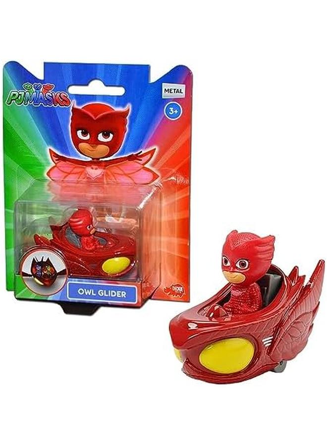 سموبي حزمة واحدة من طائرات البومة الشراعية المعدنية ذات العجلات الحرة مقاس 7 سم من 3 سنوات - Image 4