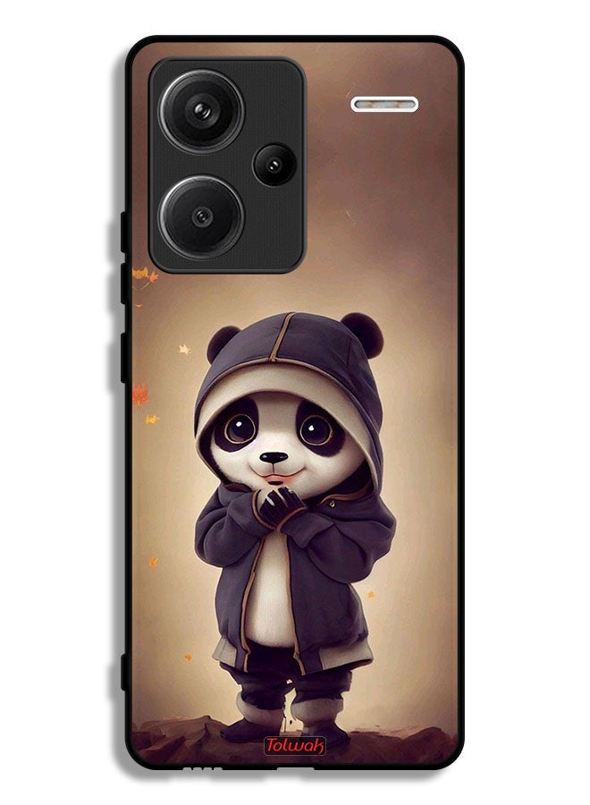 Tolwak Xiaomi Redmi Note 13 Pro Plus Protective Case Cover Cute Little Panda - Image 1