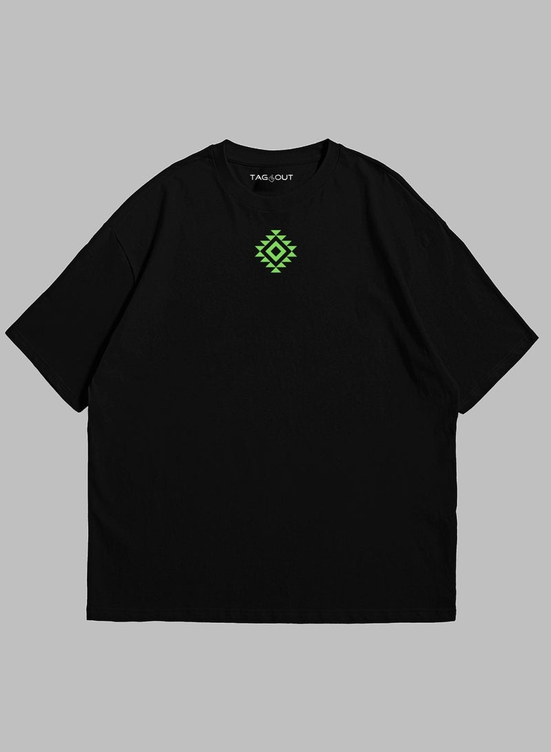 TAG OUT Unisex Summer Oversized Loose T-shirt Drop Shoulder Boxy Fit  - Image 2