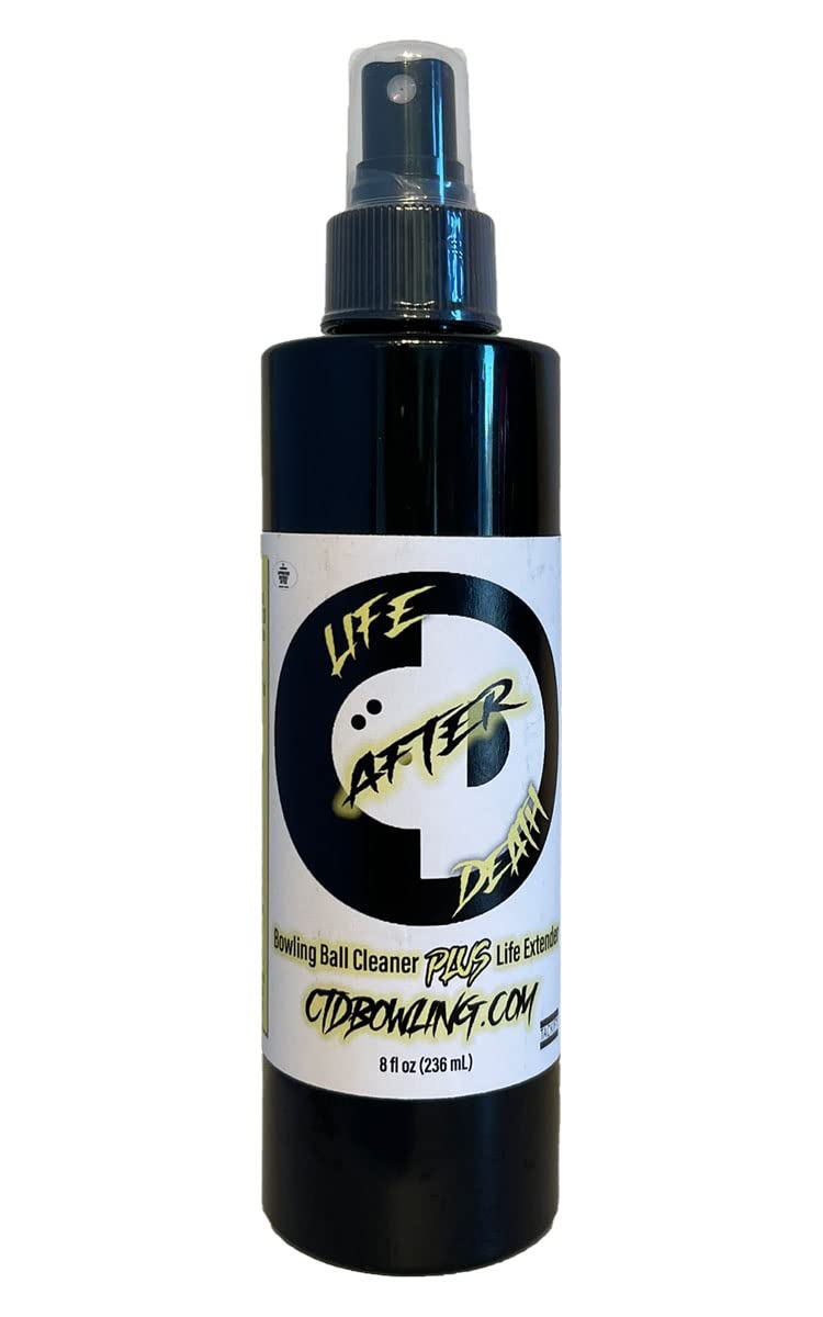 Creating the Difference Life After Death Bowling Ball Cleaner Life Extender Industrial Grade Strength Formula Removes Dirt Oil and Scuff Marks USBC Approved 8 oz spray