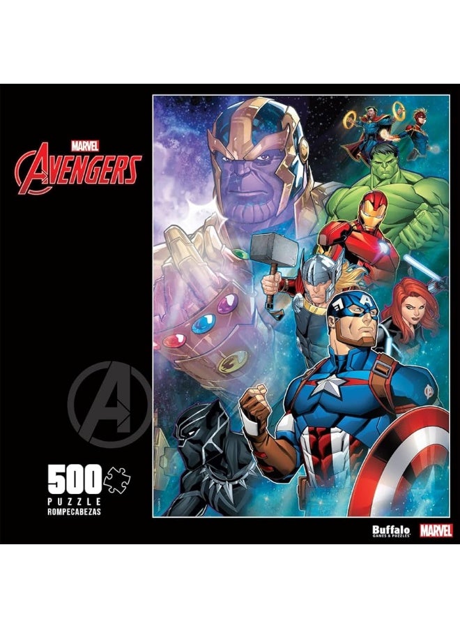 Buffalo Games  Marvel  Thanos vs The Avengers  500 Piece Jigsaw Puzzle for Adults Challenging Puzzle Perfect for Game Nights  Finished Puzzle Size is 2125 x 1500 - Image 2