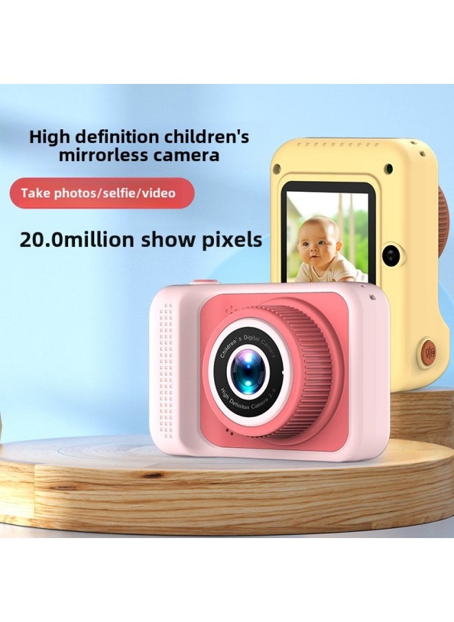 Q1 HD Mini Digital Camera Can Take Photos Video Small SLR Gift Toy Children's Camera-Color:Q1 Black-hd Dual Camera + 64g Card + Card Reader + Adapter  - Image 2