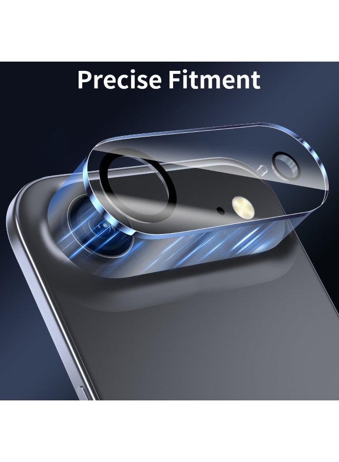 2 حزمة كاميرا عدسة حامي الشاشة لآيفون 17 الهواء 6.5 بوصة 2025 ، 9H صلابة شفافة HD واقية فيلم حامي الزجاج المقوى - Image 3