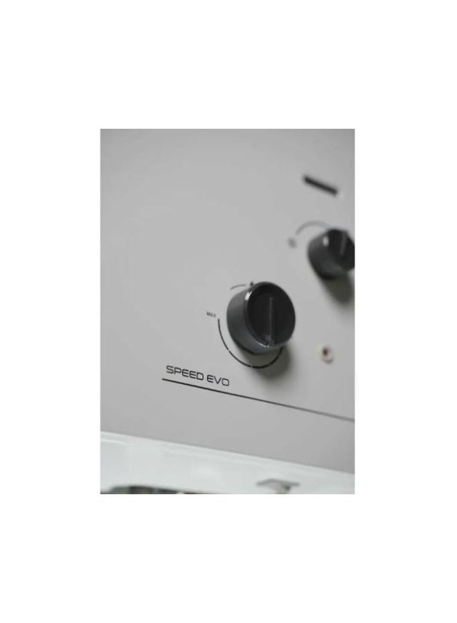 أريستون SPEED EVO 10 NG ADPT Gas Water Heater, 10 Liters - White - Image 2