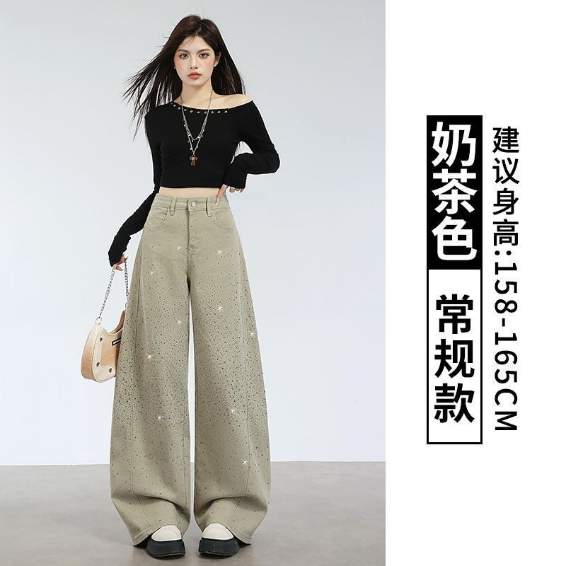 Unisex Classic Denim Jeans Loose Fit Daily Outdoor Wear - Image 1