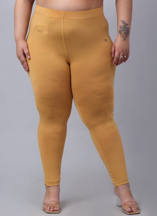 Trend Level Women Plus Size Super Regular Fit Flat-Front Easy Wash Casual Trousers - Image 1