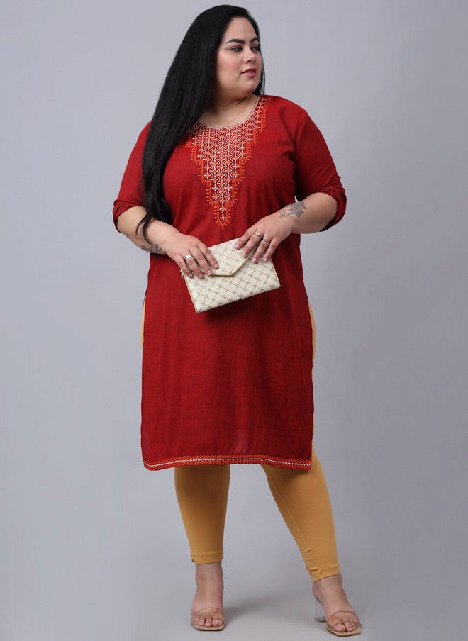 Trend Level Women Plus Size Super Regular Fit Flat-Front Easy Wash Casual Trousers - Image 4