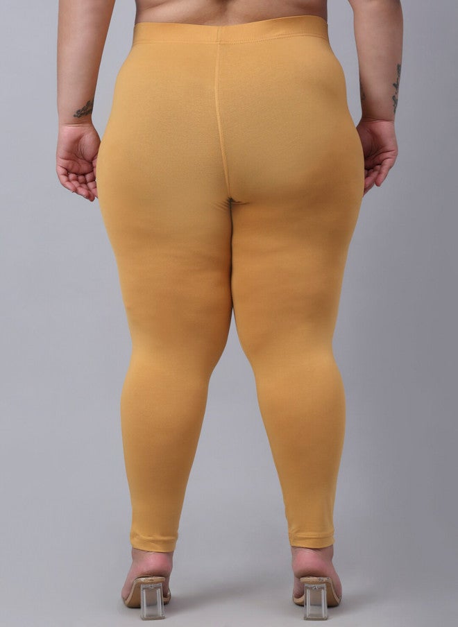 Trend Level Women Plus Size Super Regular Fit Flat-Front Easy Wash Casual Trousers - Image 3