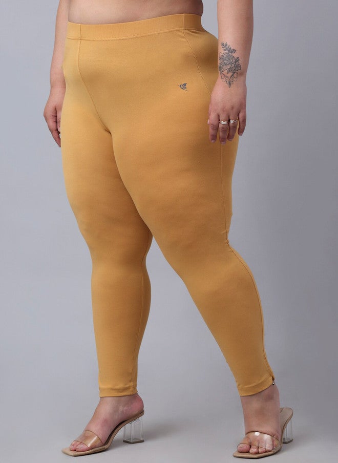 Trend Level Women Plus Size Super Regular Fit Flat-Front Easy Wash Casual Trousers - Image 2