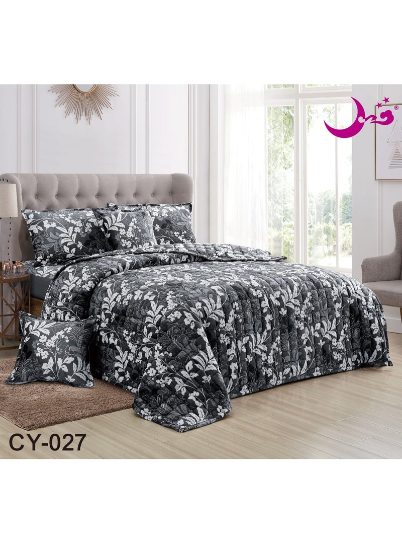 مفرش مضغوط مخمل مشجر شتوي مزدوج