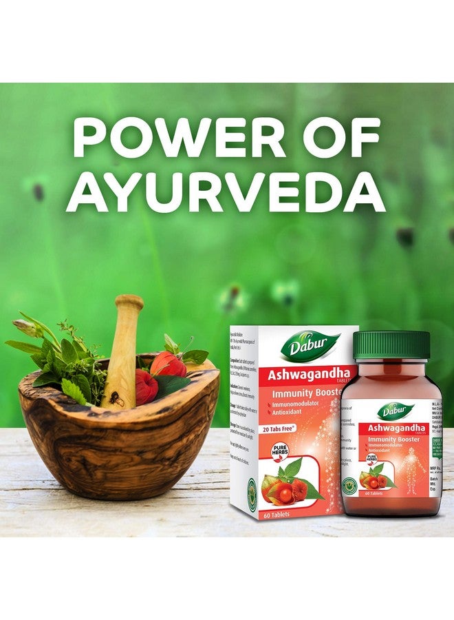 Dabur أقراص دابر أشواغاندا - معزز المناعة | غني بمضادات الأكسدة - 60 قرص - Image 4